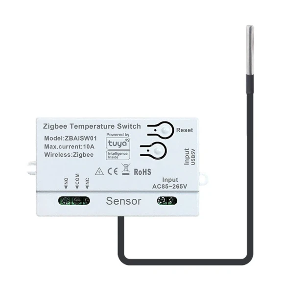 Smart Temperature Switch Module — Smart Switch, Tuya