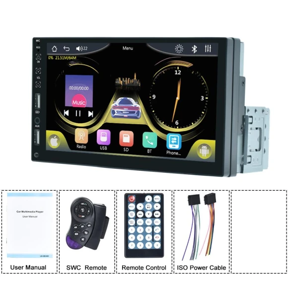 7-inch Car Radio Receiver — Car Infotainment System, Reakosound