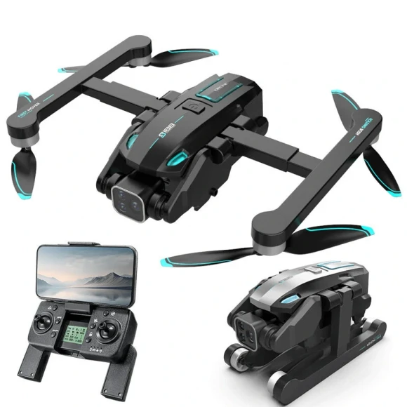 GPS 5G WiFi FPV with 180° Electric HD Dual Camera 360° Obstacle Avoidance Optical Flow Positioning Brushless Foldable RC... — Drone, YLR C