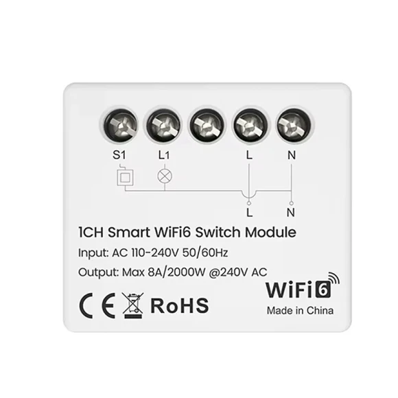 Mini Smart Light Switch Module — Smart Switch, Tuya