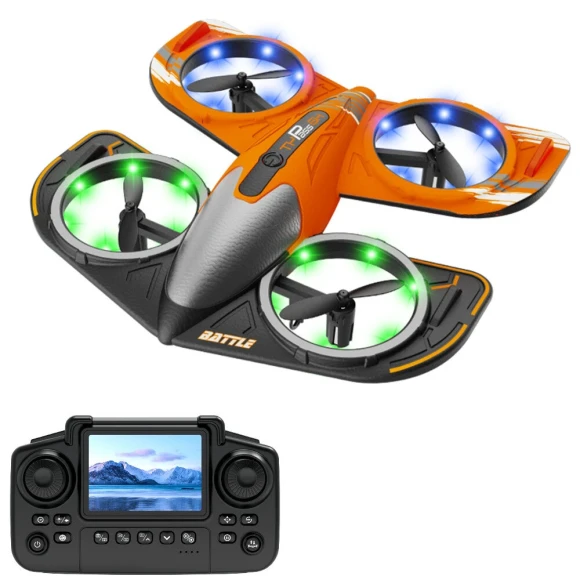 RC Quadcopter with LCD Screen Controller, WiFi FPV, and Headless Mode — Drone, AE