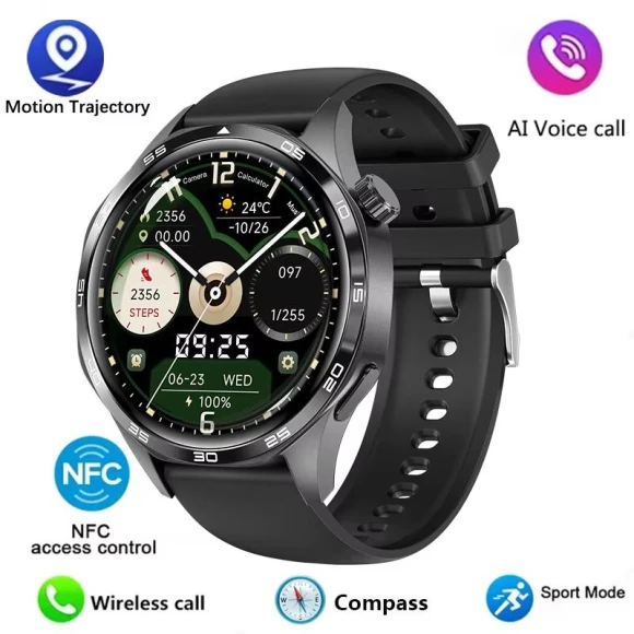 Men's Smart Watch with AMOLED HD Display, PRISMA