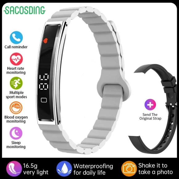 Fitness Tracker Smart Band — Smart Watch, SACOSDING