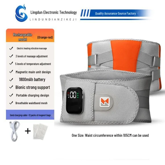 Smart Wireless Massager Waist Belt with Heating — Waist & Lumbar Massager, TrendVibeCN