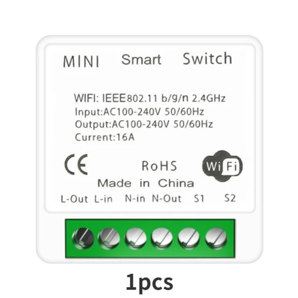 Mini Home Automation Wi-Fi Smart Switch — Smart Switch, Febell