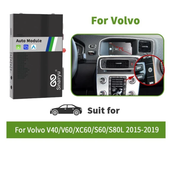 Wireless CarPlay and Android Auto Kit — Car Infotainment System, Sinairyu