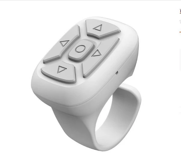 Bluetooth 2-in-1 Ring Stand and Remote Control for Page Turning with Compartment, Smarter than future