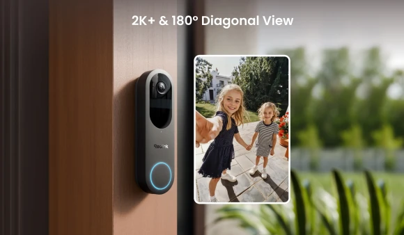 2K Wireless Video Doorbell Camera with Head-to-Toe View — Video Doorbell, Reolink