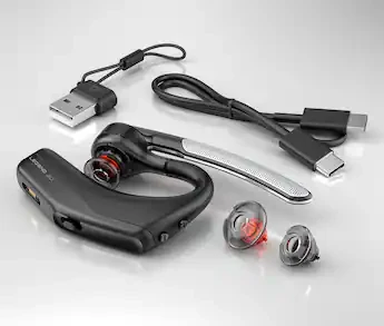 Bluetooth Monaural Headset — Wireless Earbuds, Poly