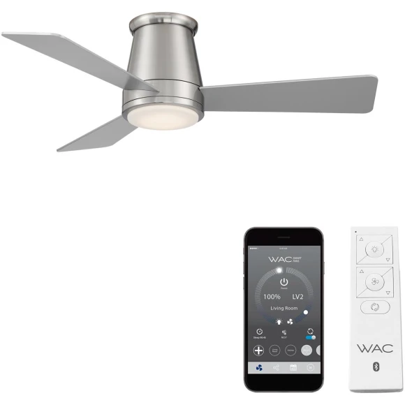 Smart Ceiling Fan with LED Light Kit, WAC Lighting