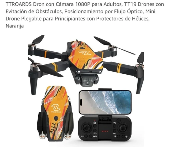 Foldable 4K Drone with Camera — Drone, TTROARDS