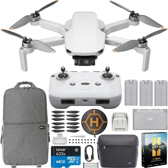 Mini 4K Drone Quadcopter Fly More Combo — Drone, DJI