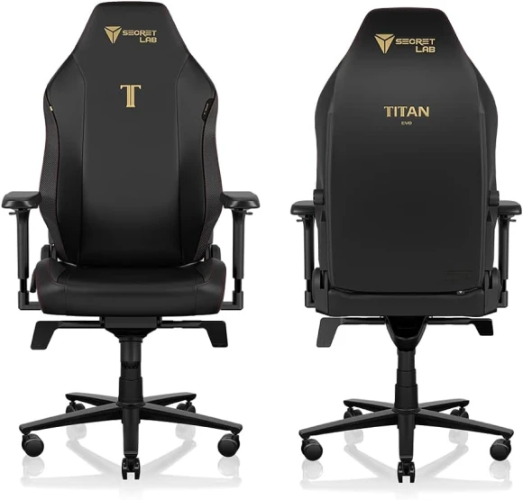Titan Evo Black Gaming Chair — Smart Chairs, Secretlab