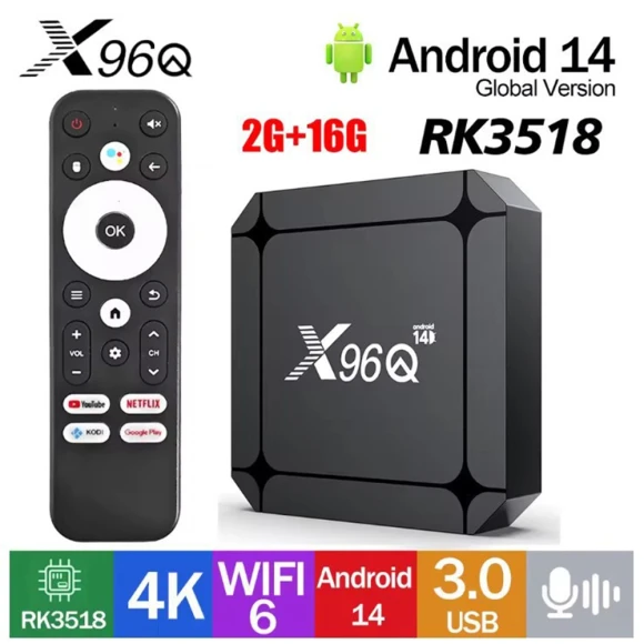 Android TV Box 14.0 — Smart TV, RUPA Store