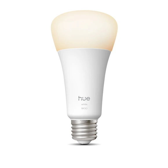 Hue Smart LED A21 Bulb 1-Pack, Warm White Light 2700K, E26 Base, 13.5W, 1600 Lumens, Dimmable LED Bulbs — Smart Light Bulb, Philips