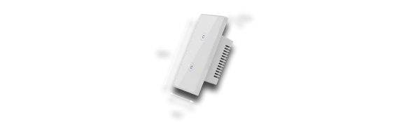 Smart Wall Touch Switch, 2-Channel 120-Type Panel — Smart Switch, Sonoff