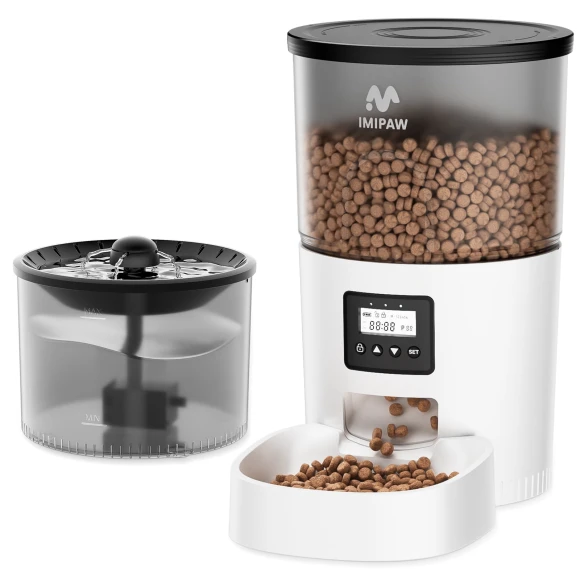 Automatic Cat Feeder and Water Fountain — Cat Water Fountain, IMIPAW
