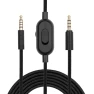 3.5mm Male to Male Gaming Headset Audio Cable with Wire-controlled