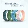 Превью Etched Classic Silicone Rings - Coastal Collection, Enso Rings