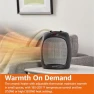 Превью Ceramic Space Heater, Portable Indoor Heating Solution, Amazon Basics