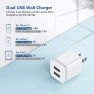 Превью Dual Port USB Wall Charger 3-Pack — Power Bank, LUOATIP