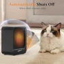 Превью Small Electric Space Heater, 500 Watts High Output with 2 Speeds, Mini Personal Heater for Indoor Use