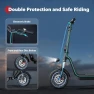 Превью Electric Scooter with Seat, 21 Miles Long Range & 15.6 MPH Top Speed, 12" Pneumatic Tire, Dual Suspensions — Electric Scooter, iScooter