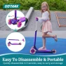 Превью Kids Kick Scooter with LED Wheels and Adjustable Handlebars, Gotrax