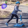 Превью Adjustable Height Foldable Scooter with Removable Seat and LED Light Wheels — Electric Scooter, SKIDEE