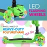 Превью 3 Wheeled Scooter for Kids - 2-in-1 Sit/Stand Kick Scooter with Flip-out Seat, Adjustable Height, Wide Deck, and..., Hurtle