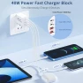 Превью 40W 4-Port USB C Fast Charger Block, MateStar