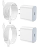 Превью Fast Charging Type C Wall Charger Block with USB C to Lightning Cable, FEEL2NICE