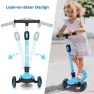 Превью Kids Scooter with Light Up Wheels and Adjustable Height, TONBUX