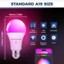 Превью Smart Light Bulbs 100W Equivalent, Color Changing, No Hub Required — Smart Light Bulb, Lightinginside