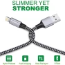 Превью 3Pack 6FT Nylon Braided Lightning Cable, YUNSONG
