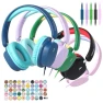 Превью Kids Headphones Bulk 5 Pack for School, HD Mic Stereo Sound Over-Ear Headphones for Classroom, Comfortable Fit,..., A+ Scholars