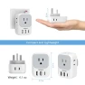 Превью Travel Plug Adapter with 4 Outlets and 3 USB Ports, TESSAN