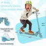 Превью Foldable Kick Scooter with Light Up Wheels, Feblomst