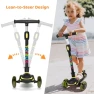 Превью Kids Scooter with Light Up Wheels and Adjustable Height, TONBUX