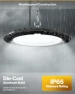 Превью 10 Pack UFO LED High Bay Light, Shop Lights for Warehouse, Plug & Play, 19500 LM, 150W, 5000K Daylight, Power Cord..., Sunco Lighting
