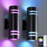Превью Smart Dusk to Dawn Outdoor Lighting RGB Color Changing Porch Lights, KIZON
