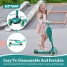 Превью Kids Kick Scooter with LED Wheels and Adjustable Seat, Gotrax