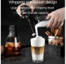 Electric Stainless Steel Coffee Whisk Portable Milk Froth Whisk, Jia Orange