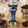 Stainless Steel Solid Wood Handle Integrated Coffee Tamper