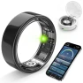 Smart Ring with Sleep Monitoring, Step Counting, Heart Rate, IP68 Waterproof Health Tracker — Smart Ring, Free Shark