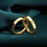 Превью Dainty Gold Stacking Band Ring, NOKMIT