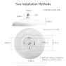 Превью Smart Waterproof LED Flush Mount Ceiling Light Fixture with Bluetooth Speaker — Desk Lamp, ASALL