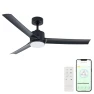 Превью Smart Indoor and Outdoor Ceiling Fan with LED Light Kit — Smart Fan, East Grove Home
