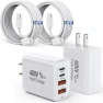 Превью 10FT USB C to C Charger Cable and 4-Port Wall Charger Block — Power Bank, Dazana
