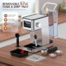 Превью Compact Espresso Maker with Steam Milk Frother — Coffee Maker, QJA